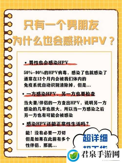 男的乱来：女的也会得 HPV 吗