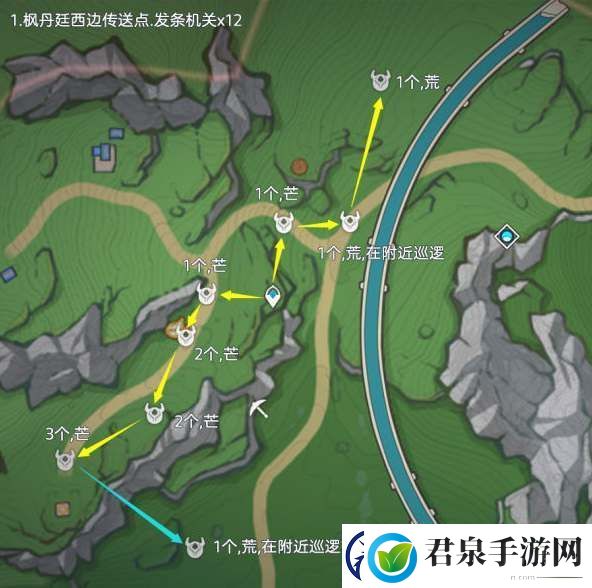 原神发条机关齿轮收集路线一览