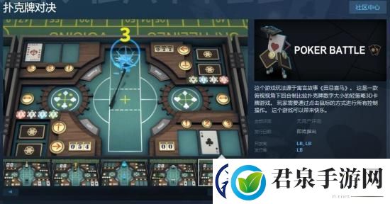 扑克牌对决Steam页面上线