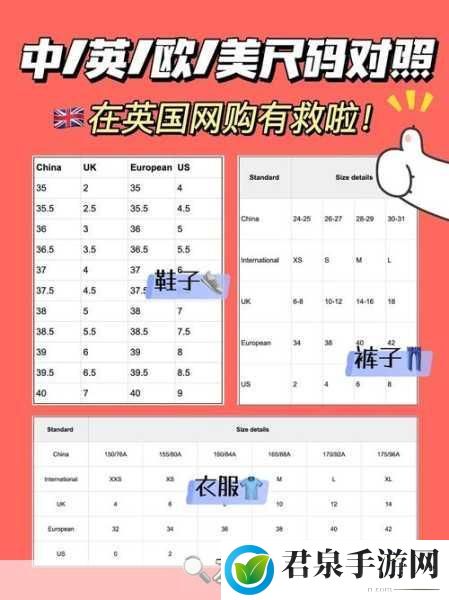 亚洲尺码欧洲尺码的适用场景，1. ＂亚洲与欧洲尺码对比：购物时的选择指南