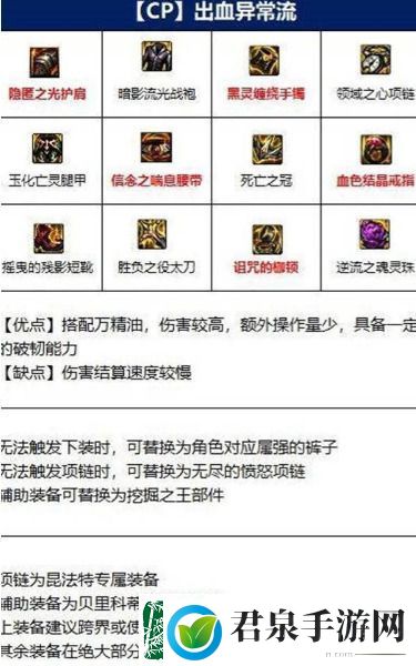 地下城与勇士110级狂战士毕业装备是什么