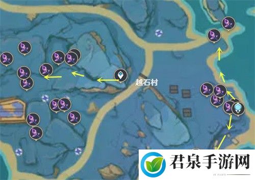 2023原神鸣草最新采集路线图-游戏经济系统与资源管理